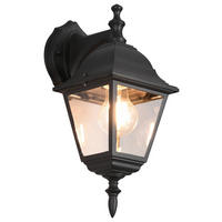 Außen-Wandleuchte Livenza 205767132 schwarz B/H/T: ca. 14x34x19 cm Livenza - schwarz (14,00/34,00/19,00cm) - Trio