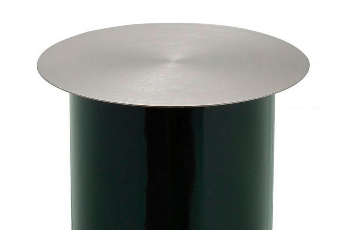 Kayoom Bodenkerzenständer Art Deco 165 Art Deco 165 - dunkelgrün/silber (20,00/20,00/40,00cm) - Kayoom