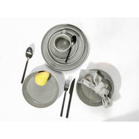 CreaTable Kombiservice Chef Collection grau Porzellan 30 tlg. Chef Collection - grau - CreaTable