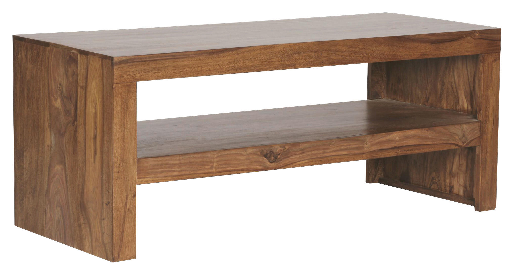Couchtisch braun B/H/T: ca. 110x45x45 cm Couchtisch - braun (110,00/45,00/45,00cm) - Wohnling