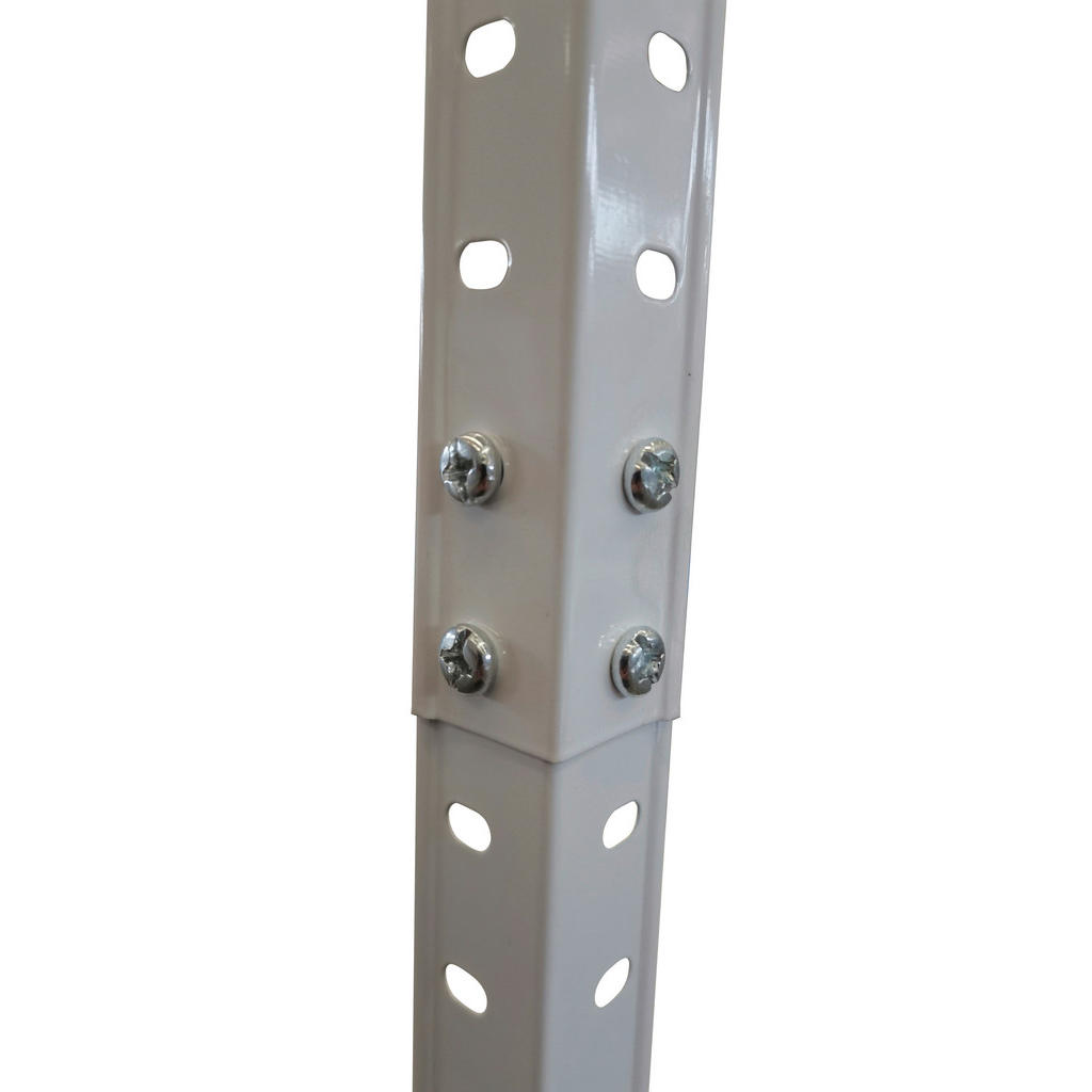 Thumbnail - Schraubregal weiß B/H/T: ca. 75x150x30 cm