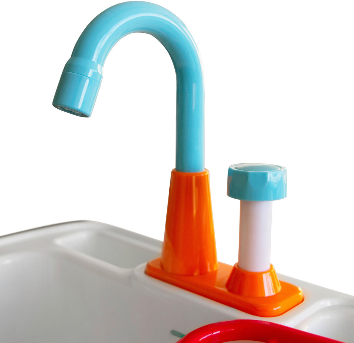 AXI Spielküchen blau B/H/L: ca. 40x30x26 cm Spielküchen - blau/weiß (26,00/40,00/30,00cm) - AXI