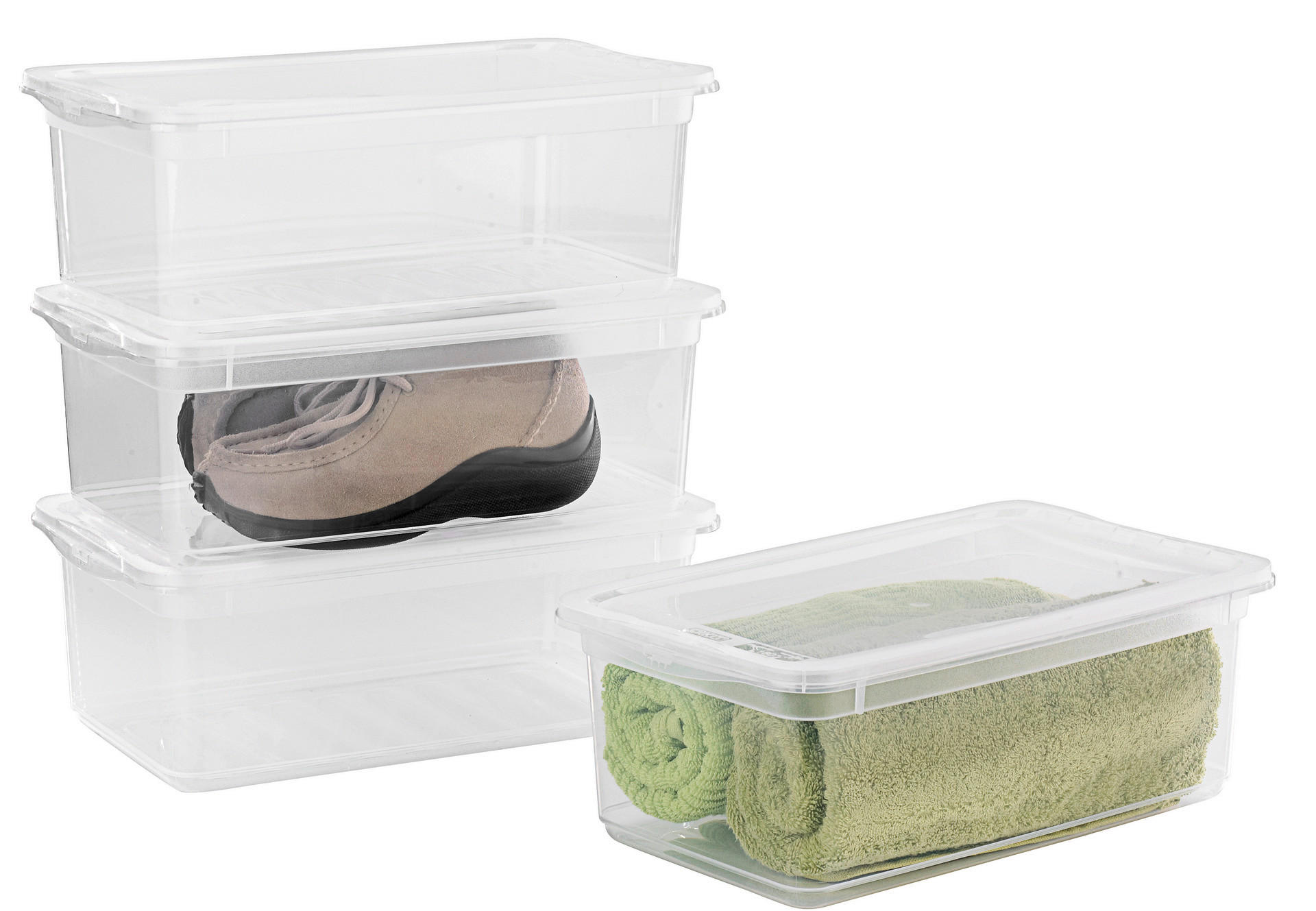 keeeper Box-Basixxset transparent B/H/L: ca. 19,5x12x33 cm Box-Basixxset_bea__4tlg. - transparent (33,00/19,50/12,00cm) - keeeper