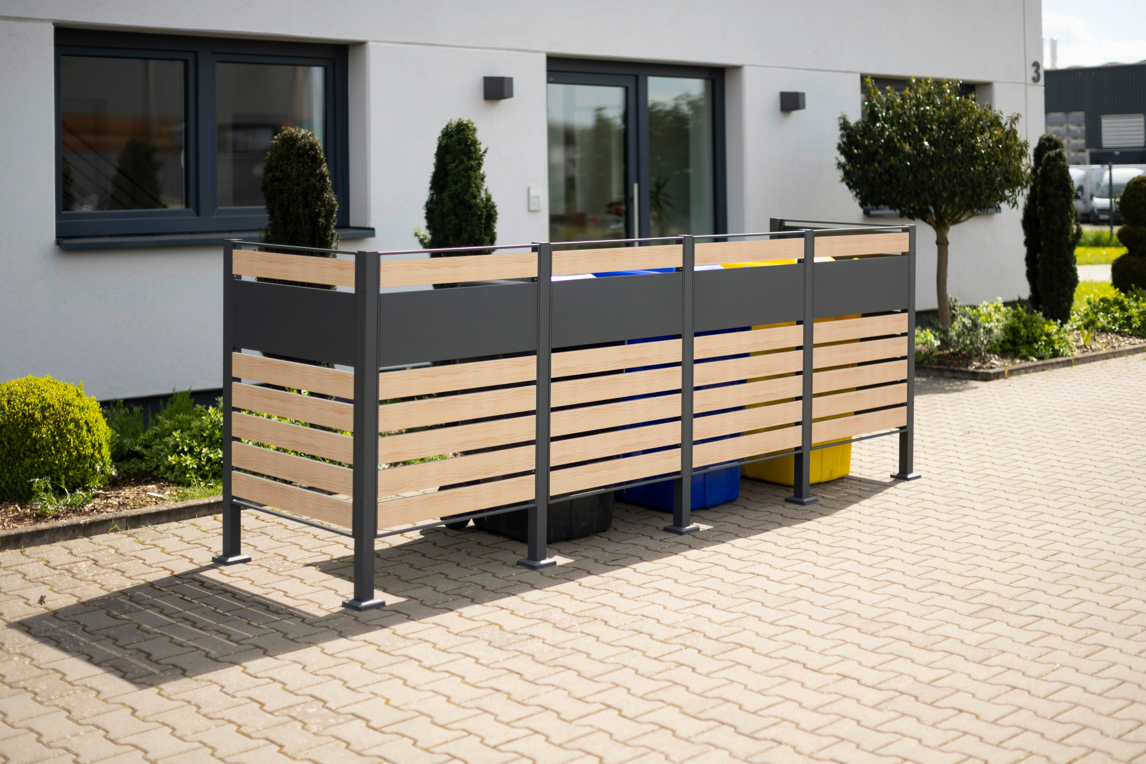 Westmann MülltonnenverkleidungBox Planum Box Planum - natur (90,00/330,00/120,00cm) - Westmann