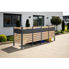 Westmann MülltonnenverkleidungBox Planum Box Planum - natur (90,00/330,00/120,00cm) - Westmann