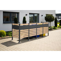 Westmann MülltonnenverkleidungBox Planum Box Planum - natur (90,00/330,00/120,00cm) - Westmann