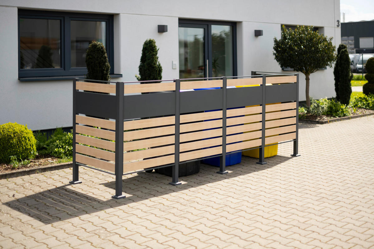 Westmann MülltonnenverkleidungBox Planum Box Planum - natur (90,00/330,00/120,00cm) - Westmann