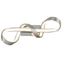 Nolo LED Deckenleuchte Chrom Kunststoff Metall B/H/L: ca. 12x16x40 cm null 1 Brennstellen LED-Deckenleuchte_Jonathan - Chrom (40,00/12,00/16,00cm) - Nolo