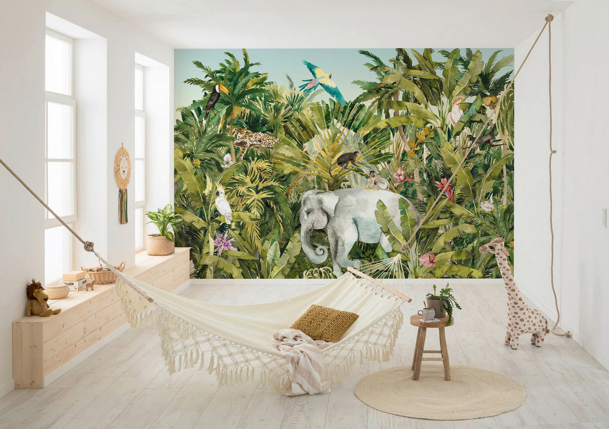Komar Fototapete Jungle Expedition B/L: ca. 400x280 cm Jungle Expedition - (400,00/280,00cm) - Komar