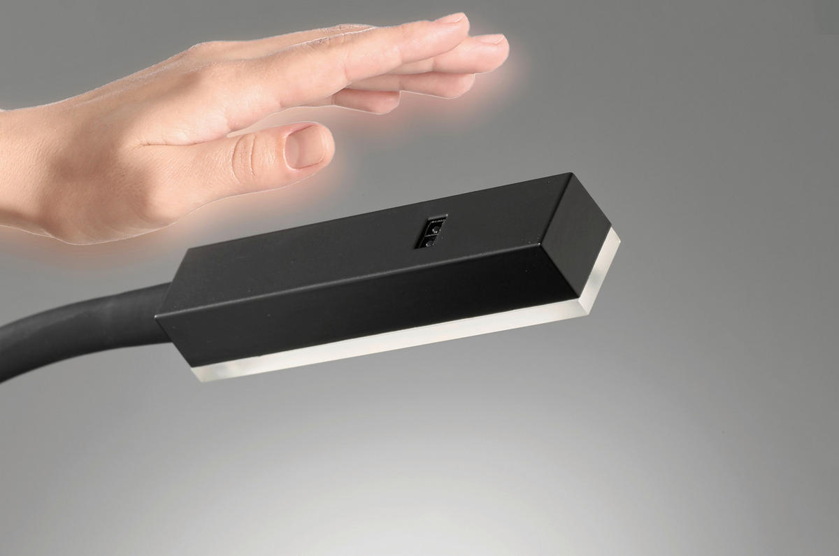 Fischer & Honsel LED-Wandspot 30167 schwarz Metall Acryl B/H/T: ca. 4x57x4 cm 1 Brennstellen Raik - schwarz (4,00/57,00/4,00cm) - Fischer & Honsel