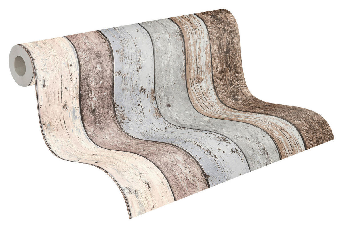 A.S.Creation Vliestapete Best of Wood`n Stone 2nd Edition Holzoptik braun B/L: ca. 53x1005 cm Best of Wood`n Stone 2nd Edition - braun (53,00/1005,00cm) - A.S.Creation