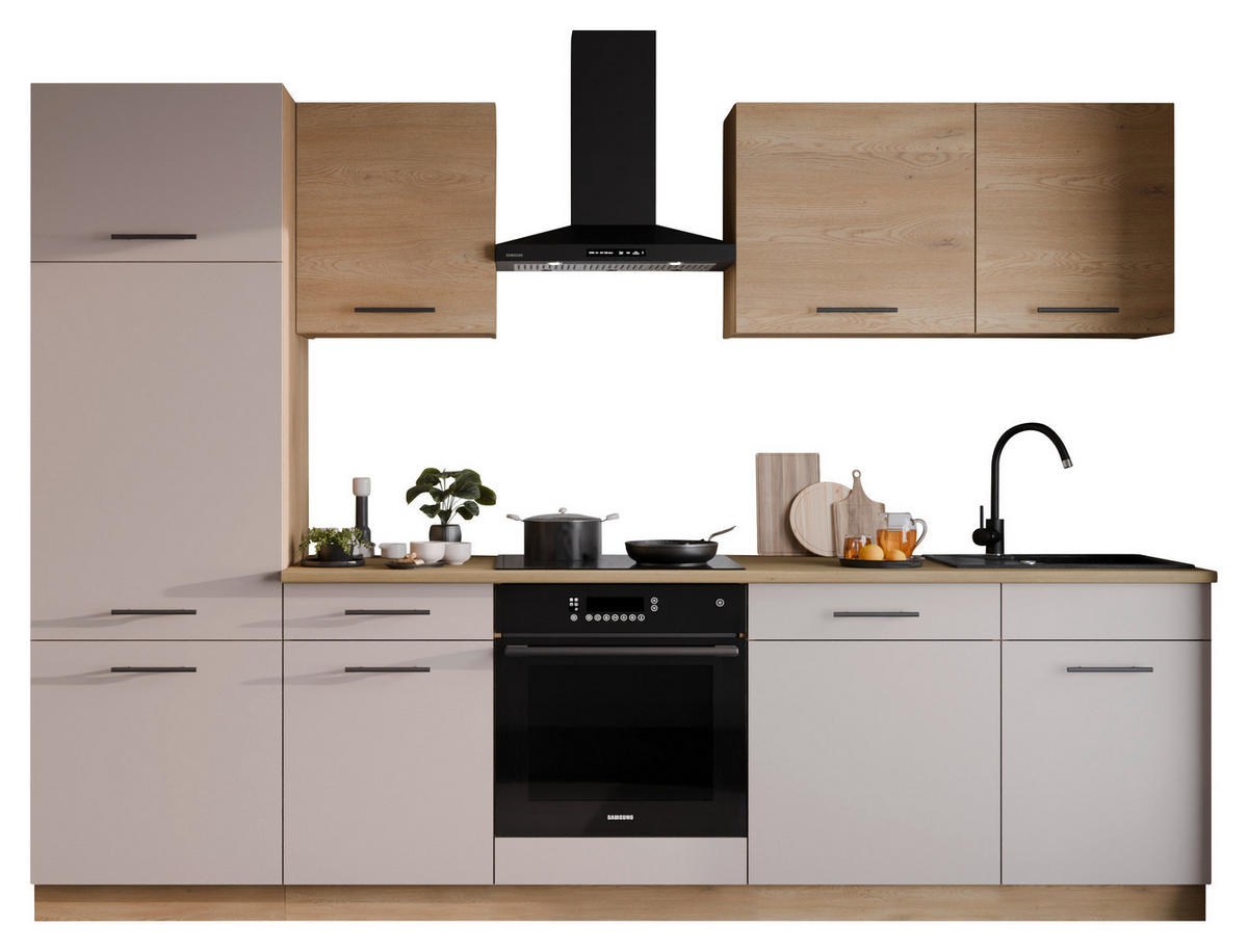 Stolarz-Lempert Küchenblock Max II Cashmere Eiche Nachbildung B/H/T: ca. 280x200x60 cm Max II - Cashmere (280,00/200,00/60,00cm) - Stolarz-Lempert