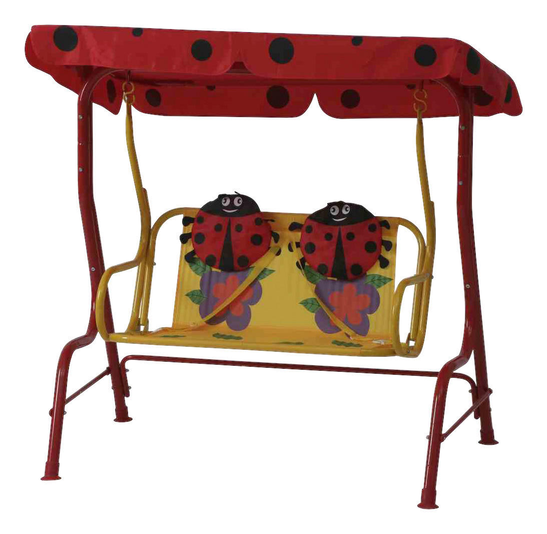 Gardamo Kinder-Hollywoodschaukel MARIE rot MARIE - rot - Gardamo