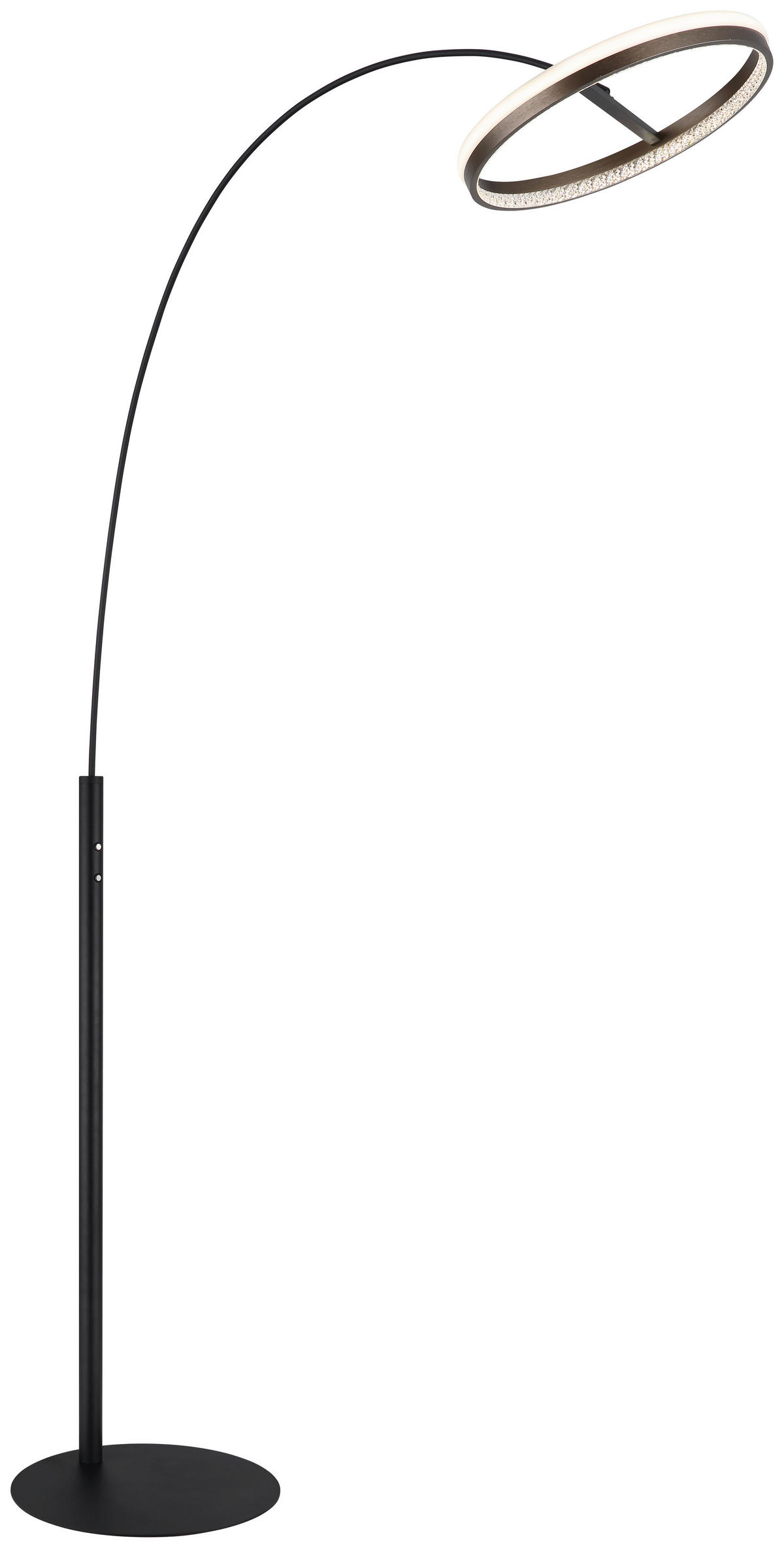 GLOBO LED-Pendelleuchte grau schwarz Metall Kunststoff B/H/L: ca. 39,5x190,4x92,5 cm 1.0 Brennstellen DELLA - schwarz/grau (92,50/39,50/190,40cm) - GLOBO
