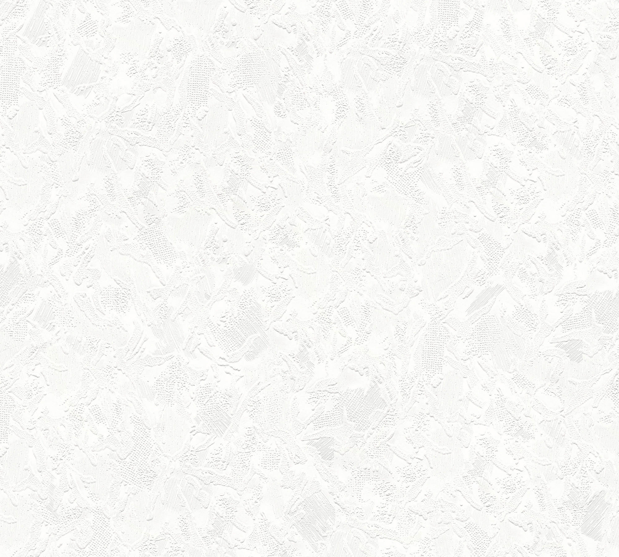 A.S.Creation Papiertapete weiß B/H/D: ca. 53x1005x7,7 cm Papiertapete - weiß (7,70/1005,00cm) - A.S.Creation