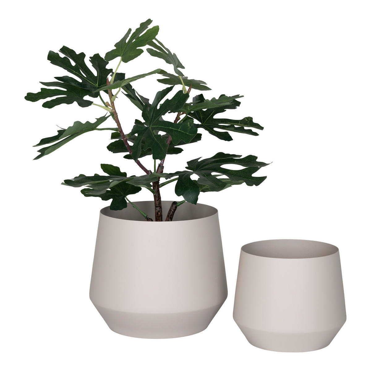 Housenordic Blumentopf Trofa sand Stahl Trofa - sand - Housenordic