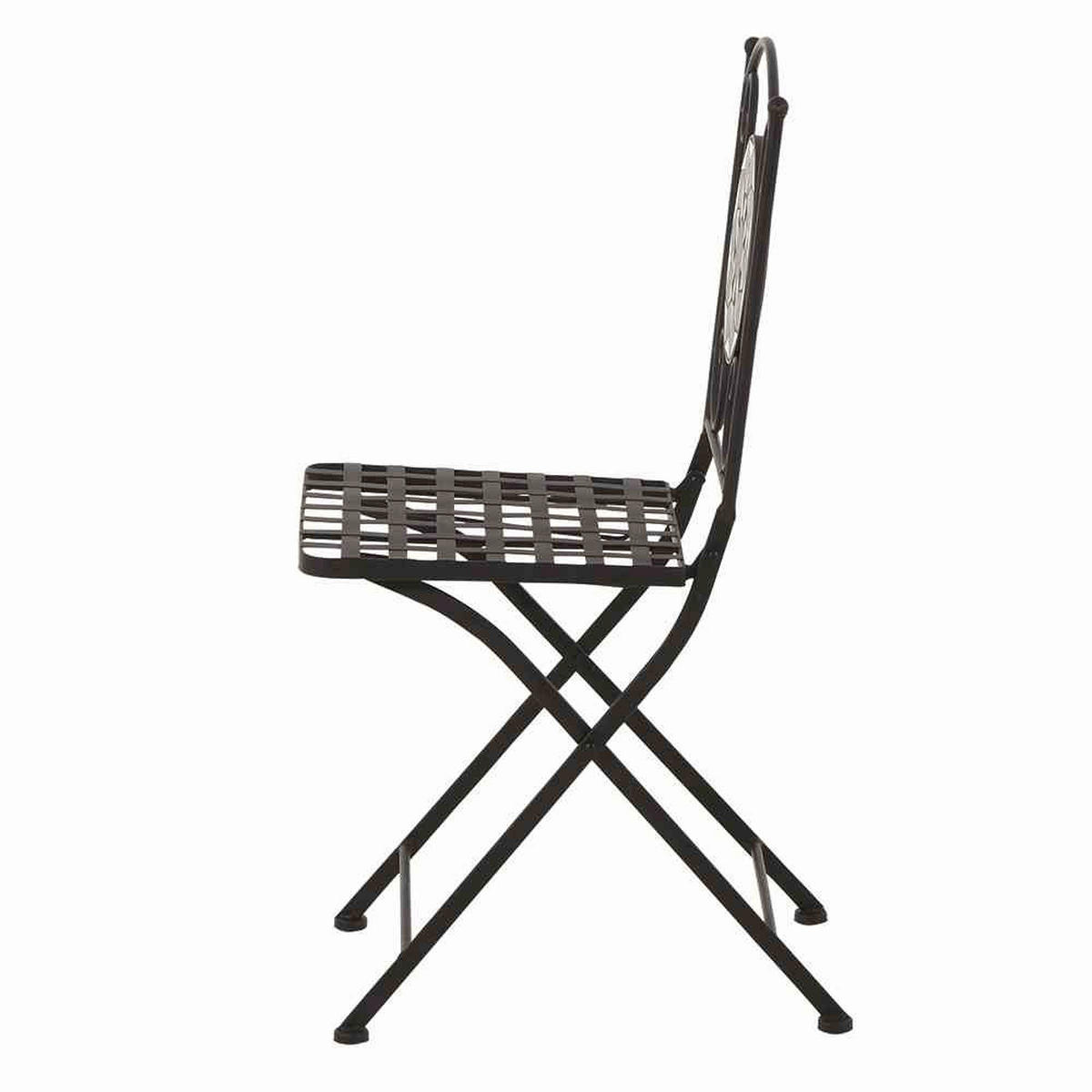 Gardamo Klappstuhl COMO schwarz Stahl COMO - schwarz - Gardamo