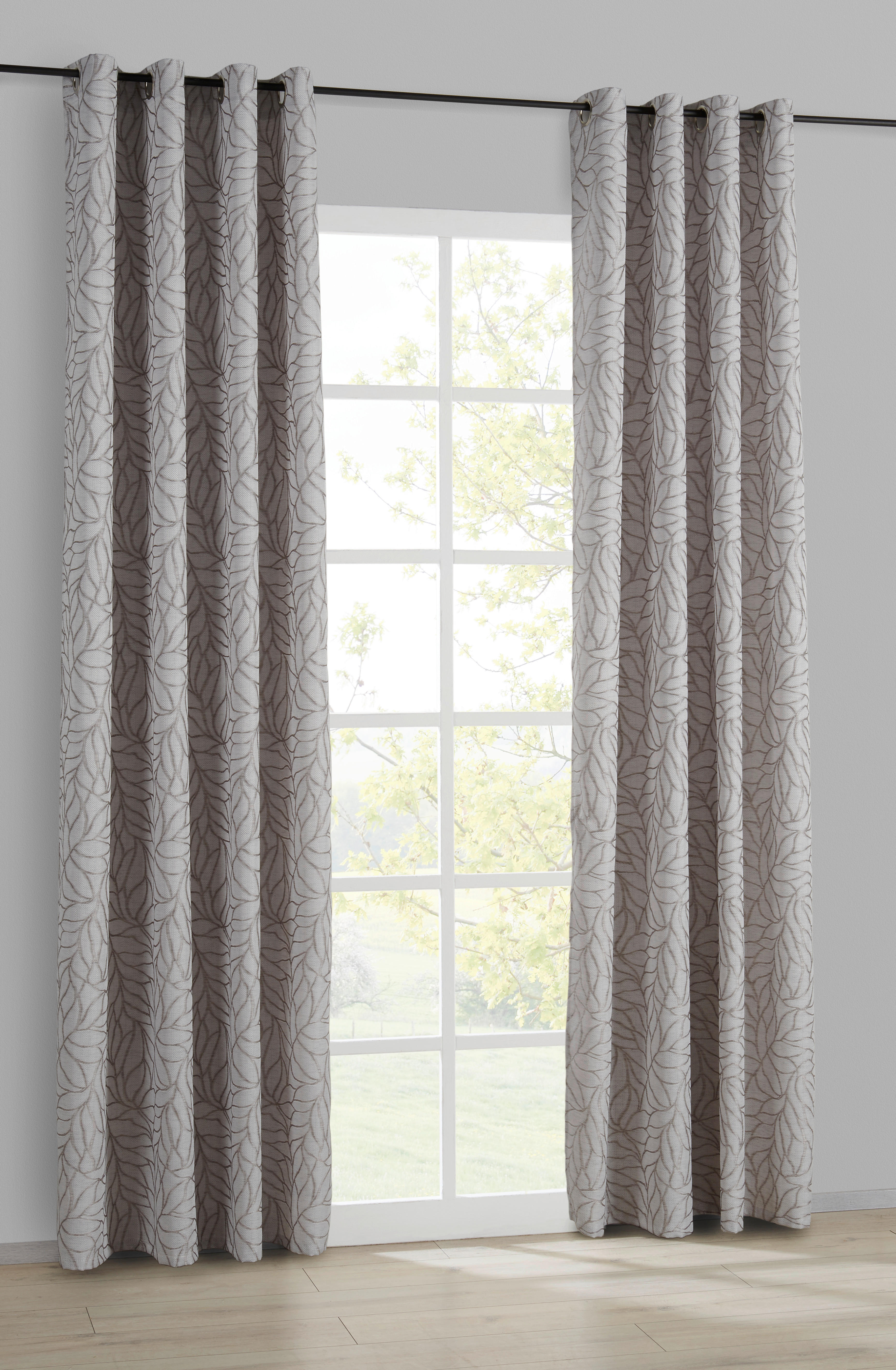 Ösenvorhang Siena taupe B/L: ca. 140x245 cm Siena - taupe (140,00/245,00cm)