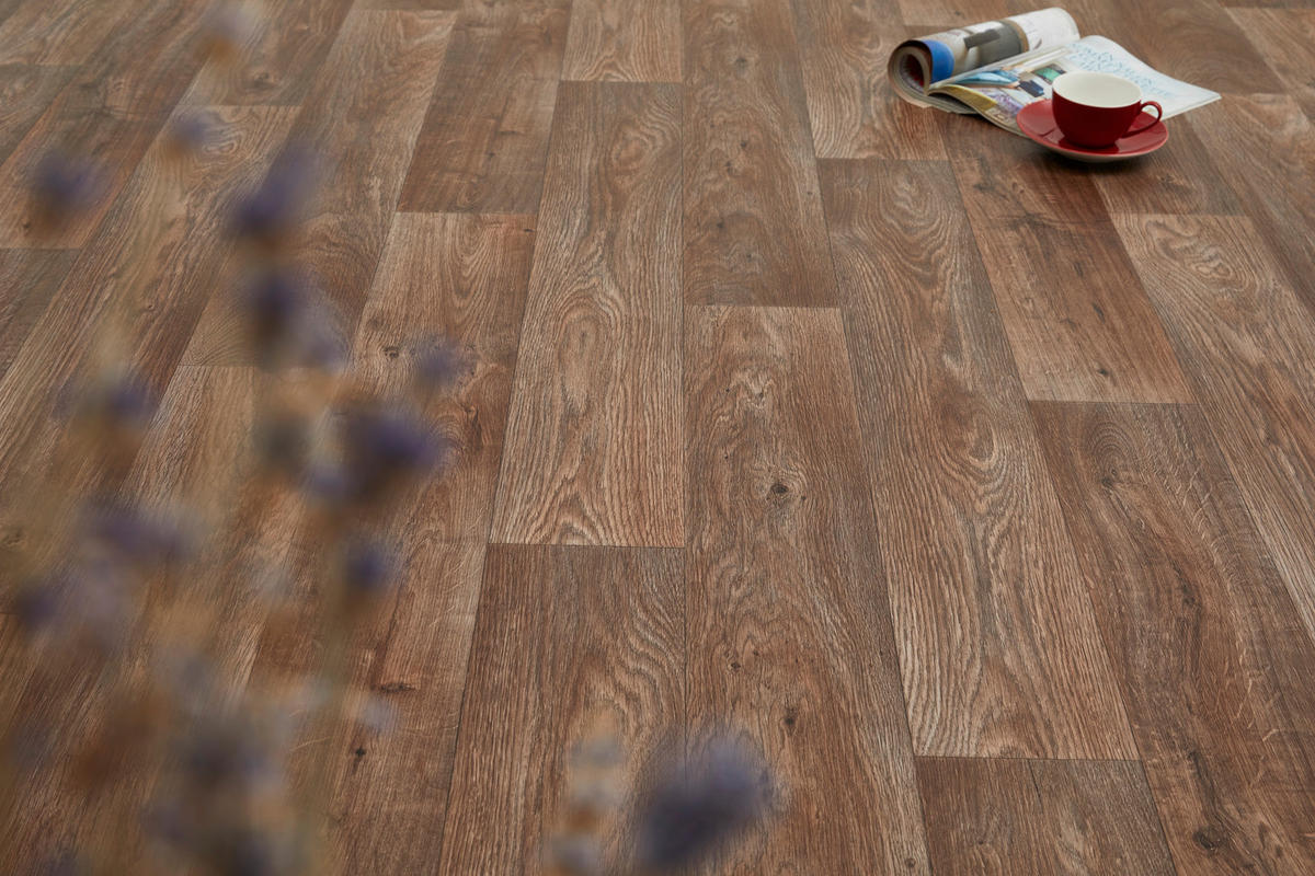 Vinylboden Spark Stabparkett B/L: ca. 200x300 cm pro Stück Spark - braun (200,00/300,00cm)