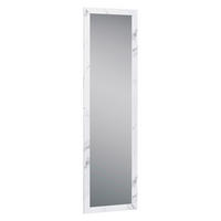 Türhängespiegel Babsy weiß Marmor Optik B/H/T: ca. 37x127x2 cm Babsy - weiß (37,00/127,00/2,00cm)