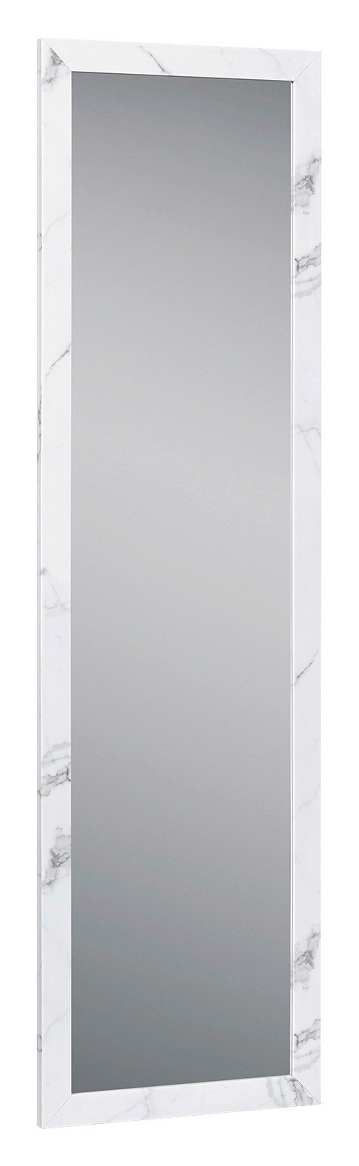 Türhängespiegel Babsy weiß Marmor Optik B/H/T: ca. 37x127x2 cm Babsy - weiß (37,00/127,00/2,00cm)