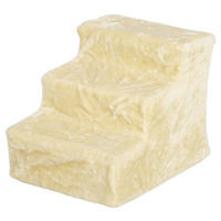 PawHut Haustiertreppe beige Plüsch B/H/L: ca. 35x35x46 cm Haustiertreppe - beige (46,00/35,00/35,00cm) - PawHut