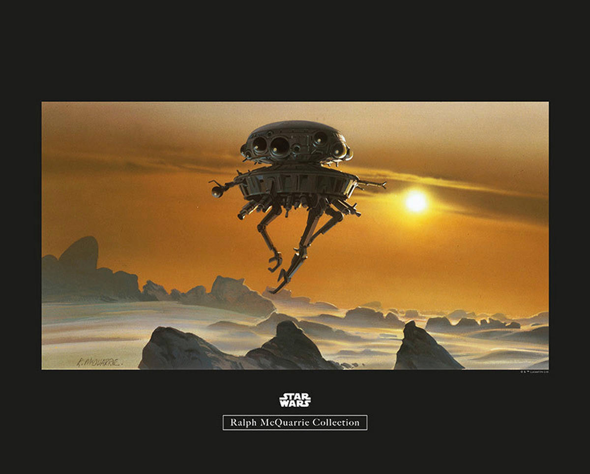 Komar Poster Star Wars Classic RMQ Hoth Probe Dr Star Wars B/L: ca. 50x40 cm Star Wars Classic RMQ Hoth Probe Dr - (50,00/40,00cm) - Komar