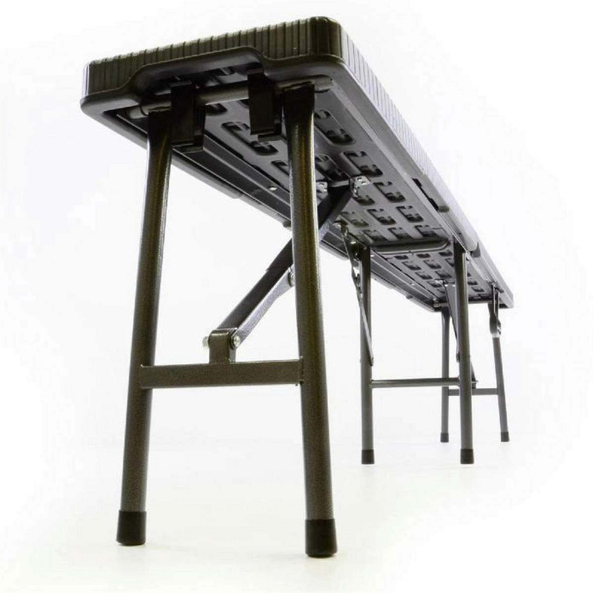VCM Partybank schwarz Metall B/H/L: ca. 25x43x180 cm Partybank - schwarz (180,00/25,00/43,00cm) - VCM
