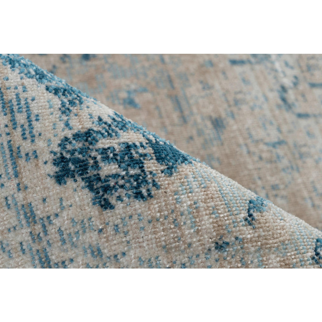 Thumbnail - Kayoom Kurzflorteppich Milan 225 blau B/H/L: ca. 160x0,5x230 cm