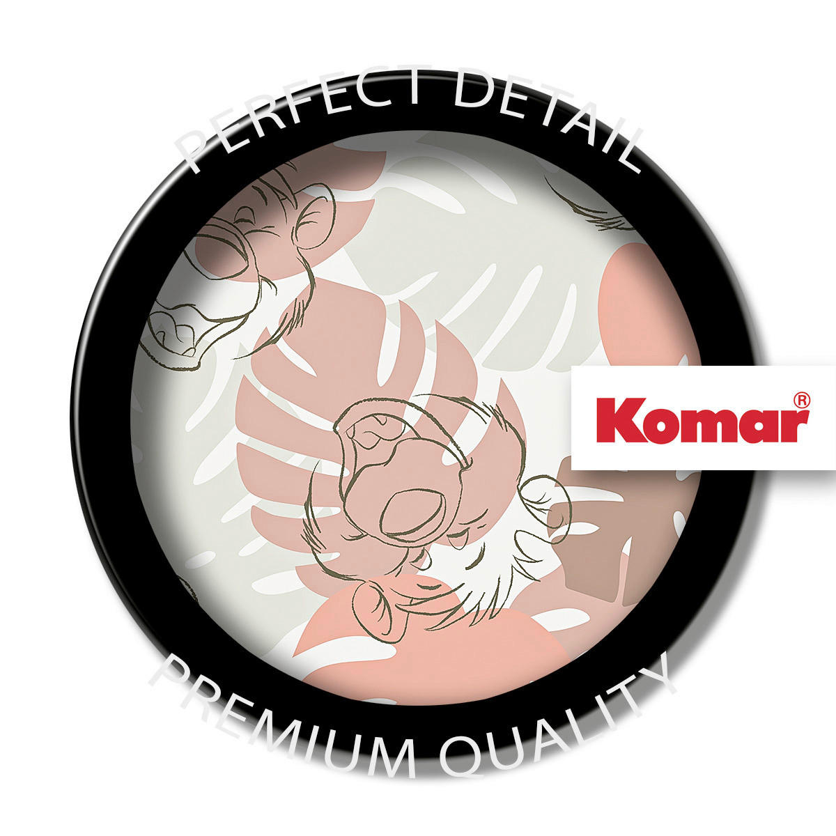 Komar Fototapete Jungle Joy D: ca. 125 cm Jungle Joy - (125,00cm) - Komar