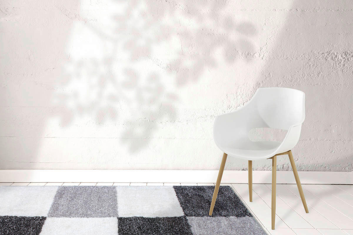 Stuhl Alice 100 2er weiß Kunststoff B/H/T: ca. 59x85x58 cm Alice 100 2er - Eiche/weiß (59,00/85,00/58,00cm) - 360 Living