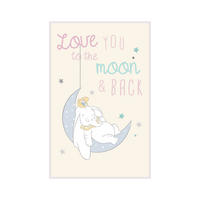 Komar Poster Dumbo Moon Disney B/L: ca. 50x70 cm Dumbo Moon - (50,00/70,00cm) - Komar