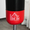 Homcom Standboxsack Schwarz Kunstleder H/d: Ca. 180x60 Cm Standboxsack - rot/schwarz (60,00/180,00cm)