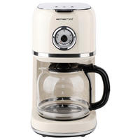 Emerio Kaffeeautomat CME-133280.4 creme Glas Edelstahl B/H/L: ca. 18,9x32,1x29,6 cm Kaffeeautomat_Retro CME-133280.4 - creme (29,60/18,90/32,10cm) - Emerio