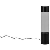 Reality Tischleuchte R50871032 schwarz Kunststoff H/D: ca. 34x8 cm 1 Brennstellen LED-Tischleuchte_Glitter - schwarz (8,00/34,00cm) - Reality