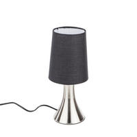 LED-Tischleuchte schwarz silber Metall Kunststoff B/H/L: ca. 13x16x13 cm LED-Tischleuchte - schwarz/silber (13,00/13,00/16,00cm)