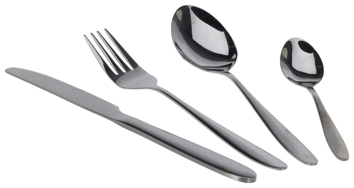 Besteckset schwarz Edelstahl 24 tlg. Besteckset_24tlg. - schwarz (25,00/37,50/5,00cm)