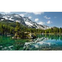 Komar Fototapete Bergmagie B/L: ca. 450x280 cm Bergmagie - (450,00/280,00cm) - Komar