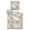 Baumwoll Bettwäsche Seersucker Bettwäsche_Seersucker Blumen - Multi (135,00/200,00cm)