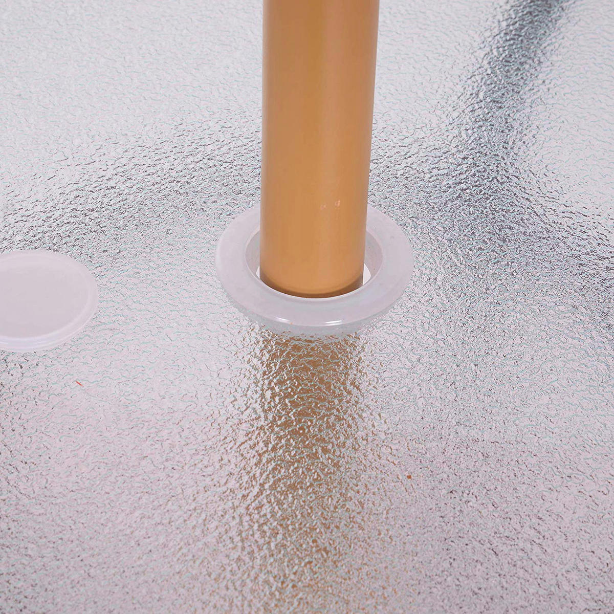 Outsunny Gartentisch schwarz Stahl H/D: ca. 72x80 cm Gartentisch - schwarz (80,00/72,00cm) - Outsunny