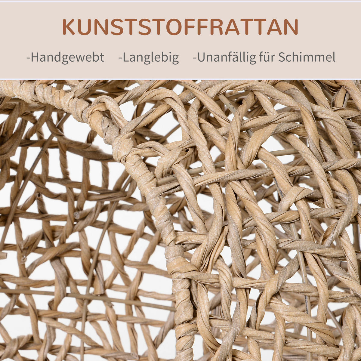 PawHut Katzenkorb natur Rattan B/H/L: ca. 52x58x52 cm Katzenkorb - natur (52,00/52,00/58,00cm) - PawHut