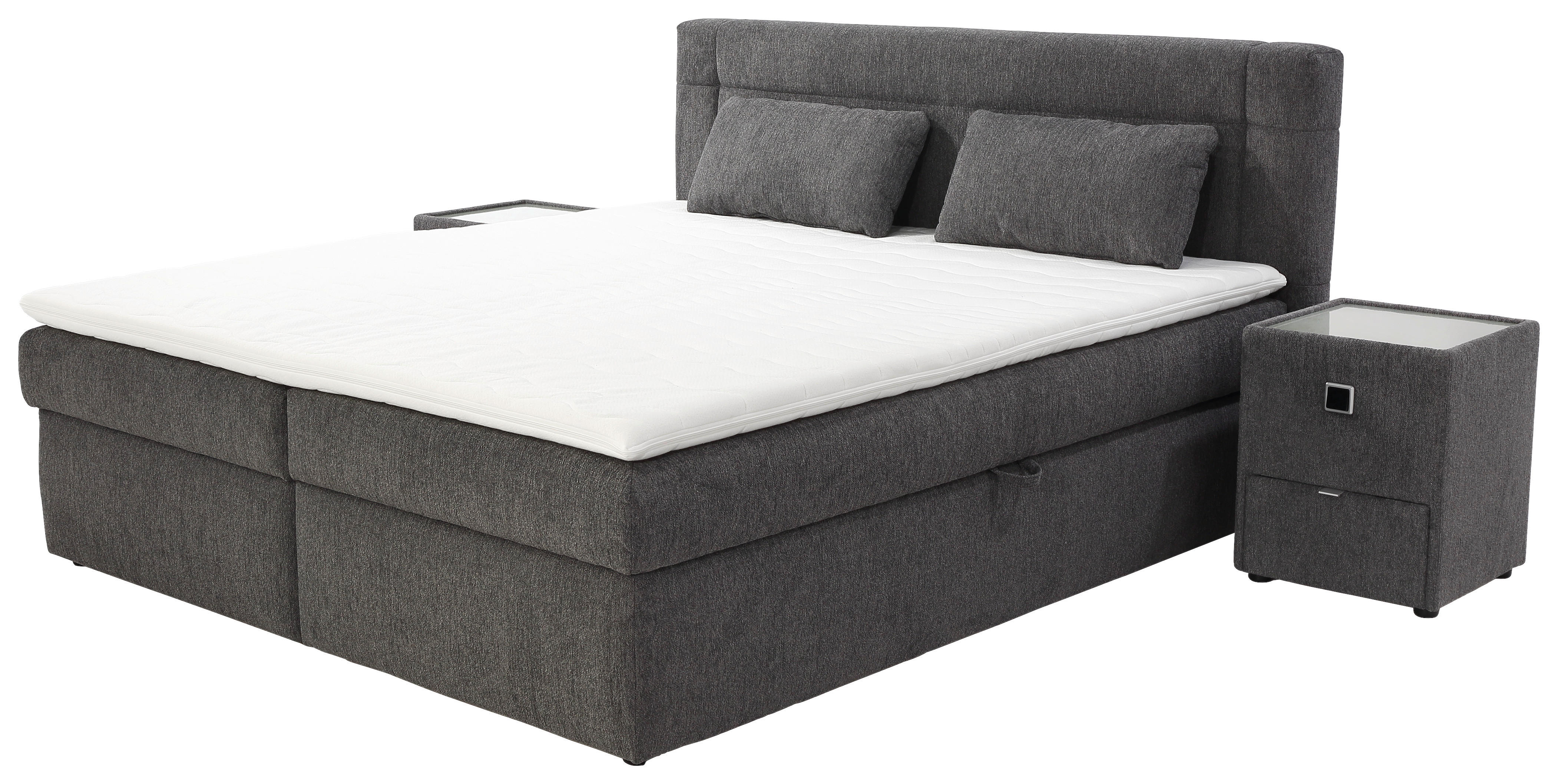 Boxbett  dunkelgrau Polly_Boxbett 24205034440900000 - dunkelgrau (190,00/106,00/216,00cm)