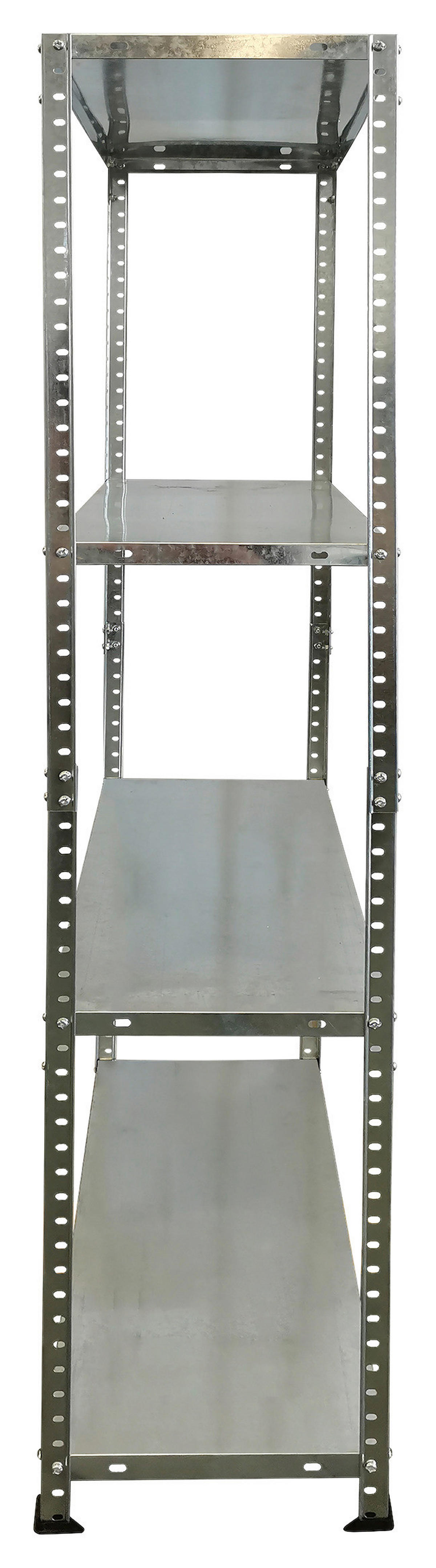 Schraubregal verzinkt B/H/T: ca. 75x150x30 cm Schraubregal 150x75x30cm V - verzinkt (75,00/150,00/30,00cm)
