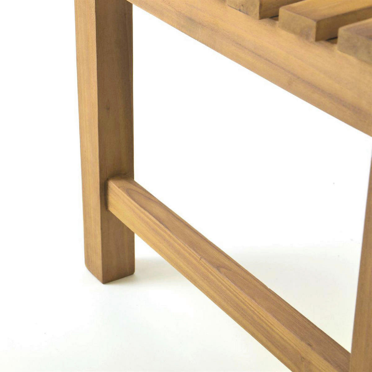 VCM Gartenstuhl hellbraun Teakholz B/H/T: ca. 60x91x62 cm Gartenstuhl - hellbraun (60,00/91,00/62,00cm) - VCM