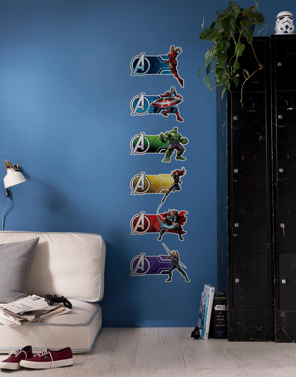 Komar Wandtattoo Avengers Plates Disney Avengers Plates B/L: ca. 100x70 cm Avengers Plates - (100,00/70,00cm) - Komar