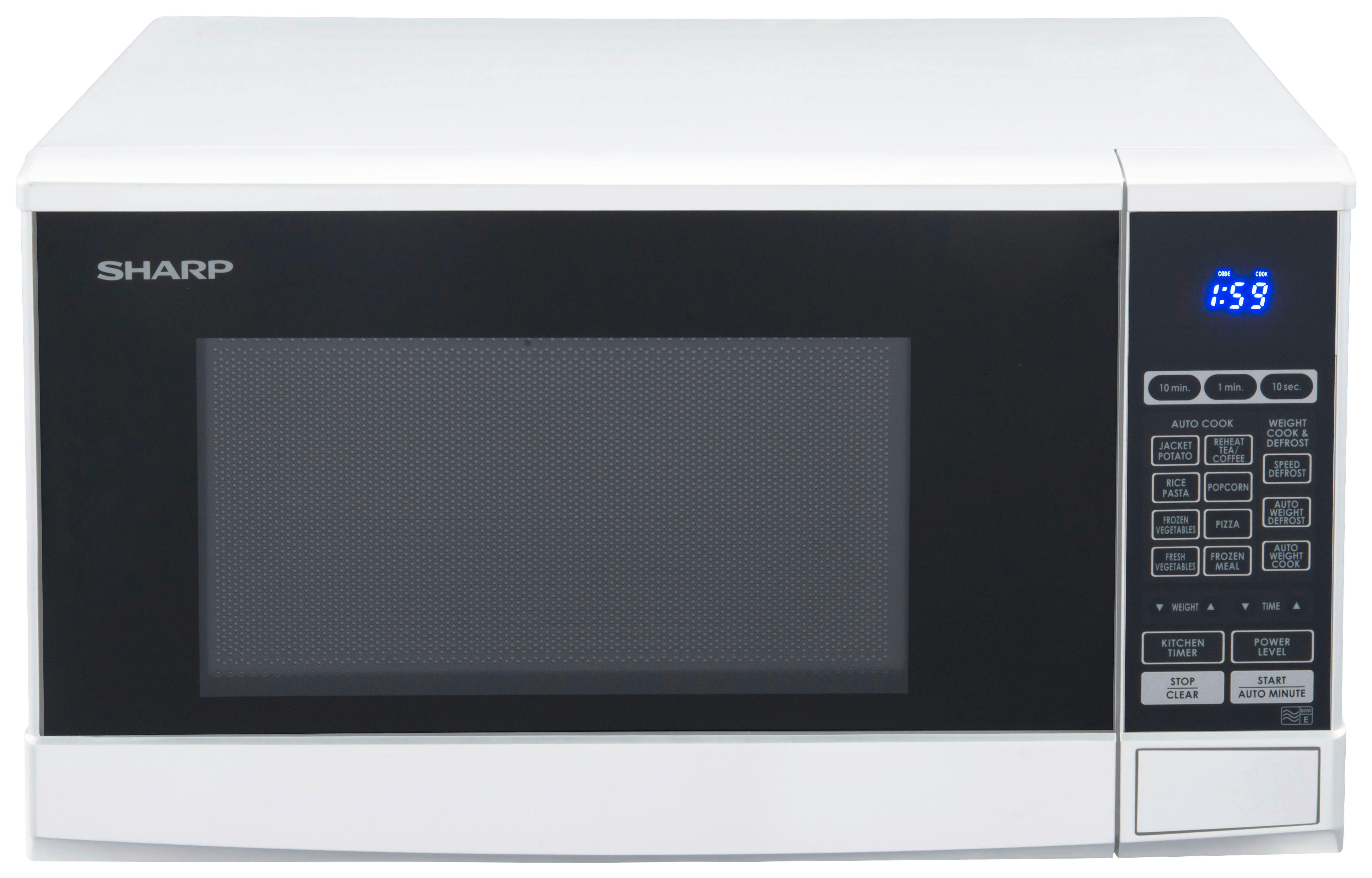 Sharp Mikrowelle R270W weiß Metall B/H/T: ca. 45,2x26x36,2 cm Mikrowelle_R270W_Sharp - weiß (45,20/26,00/36,20cm) - Sharp