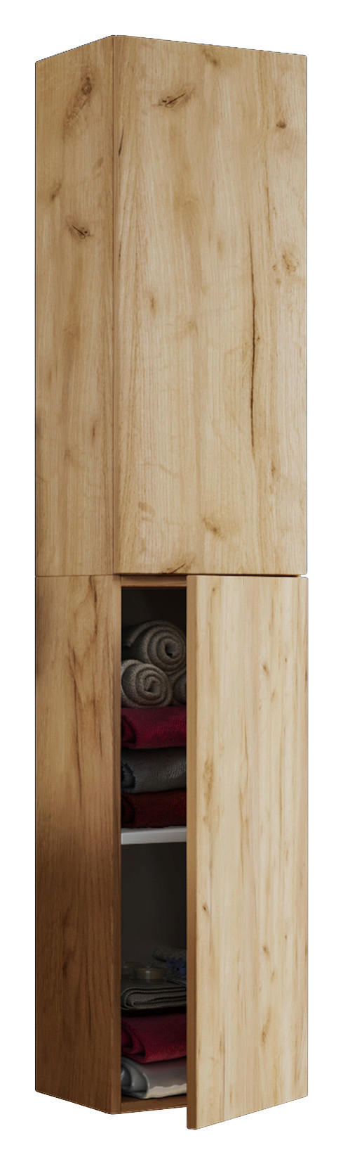Hochschrank Lendas Eiche Honig Nachbildung B/H/T: ca. 33x150x22 cm Lendas - Eiche (33,00/150,00/22,00cm) - VCM Möbel