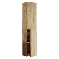 Hochschrank Lendas Eiche Honig Nachbildung B/H/T: ca. 33x150x22 cm Lendas - Eiche (33,00/150,00/22,00cm) - VCM Möbel