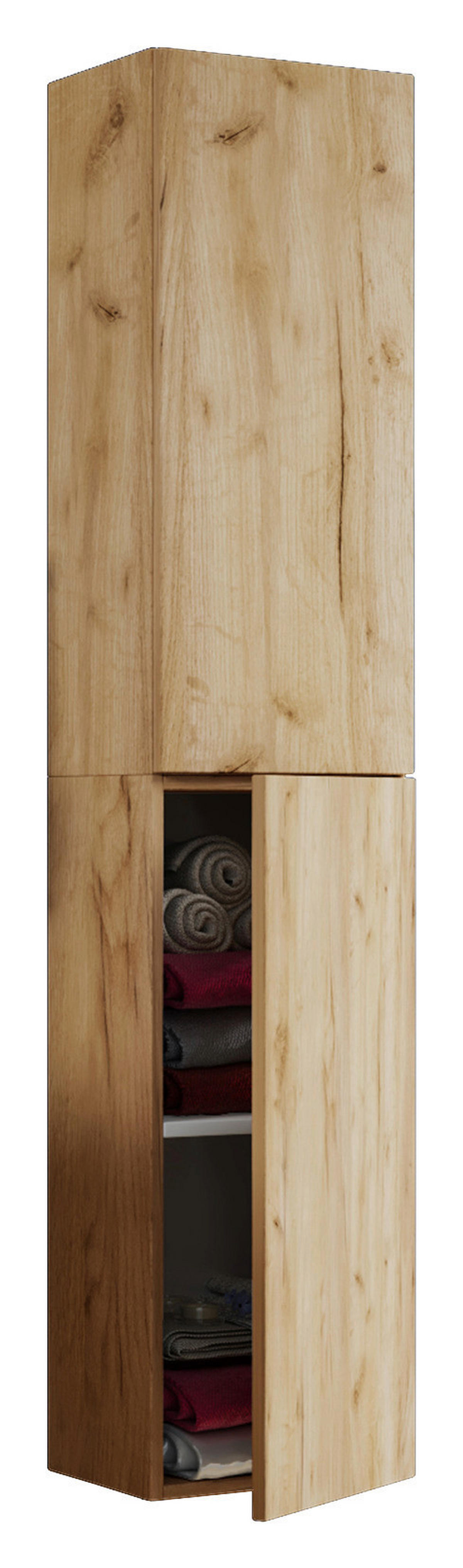 Hochschrank Lendas Eiche Honig Nachbildung B/H/T: ca. 33x150x22 cm Lendas - Eiche (33,00/150,00/22,00cm) - VCM Möbel