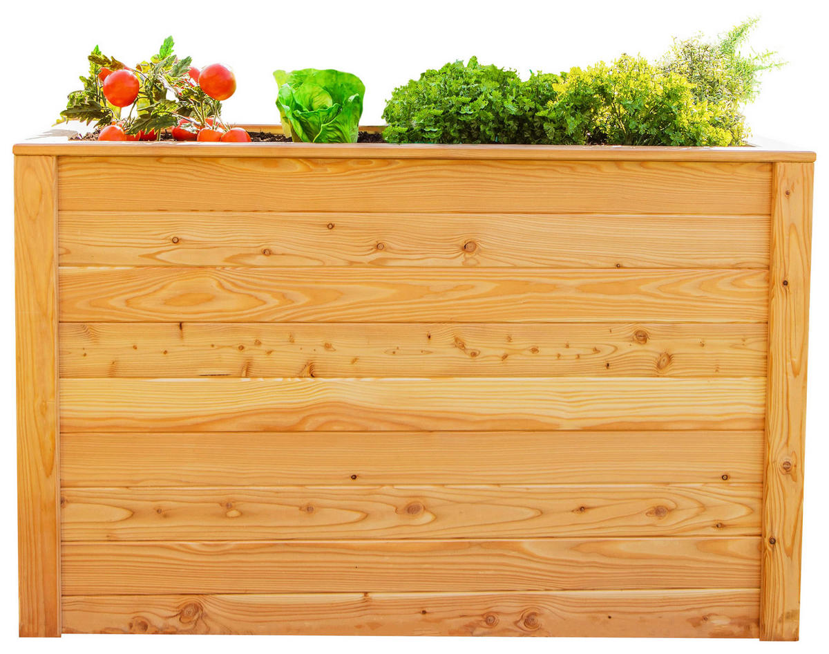 Westmann Hochbeet Lärche 130 natur Lärche B/H/L: ca. 65x84x130 cm Lärche 130 - natur (130,00/65,00/84,00cm) - Westmann